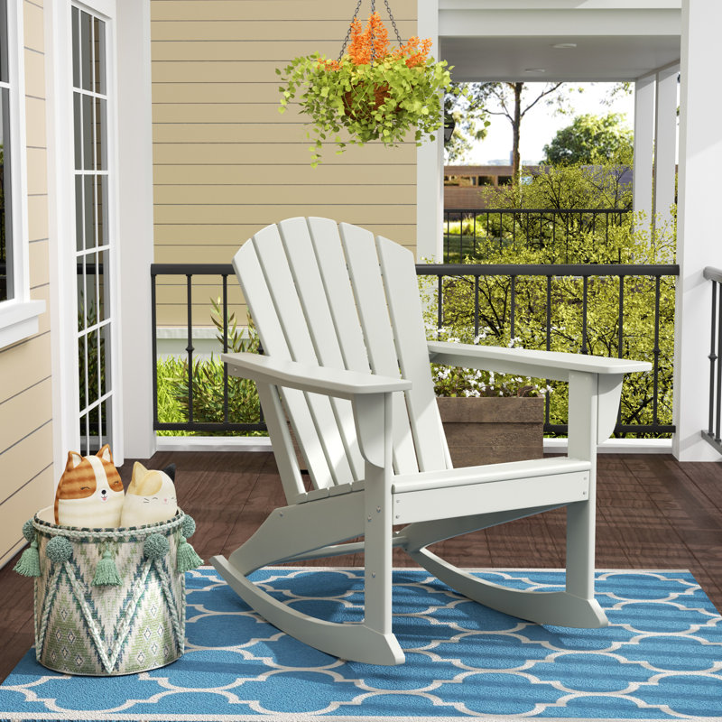 Chaise Adirondack berçante en PEHD Altura, Sable