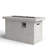 24" H Concrete Propane/Natural Gas Outdoor Fire Pit Table