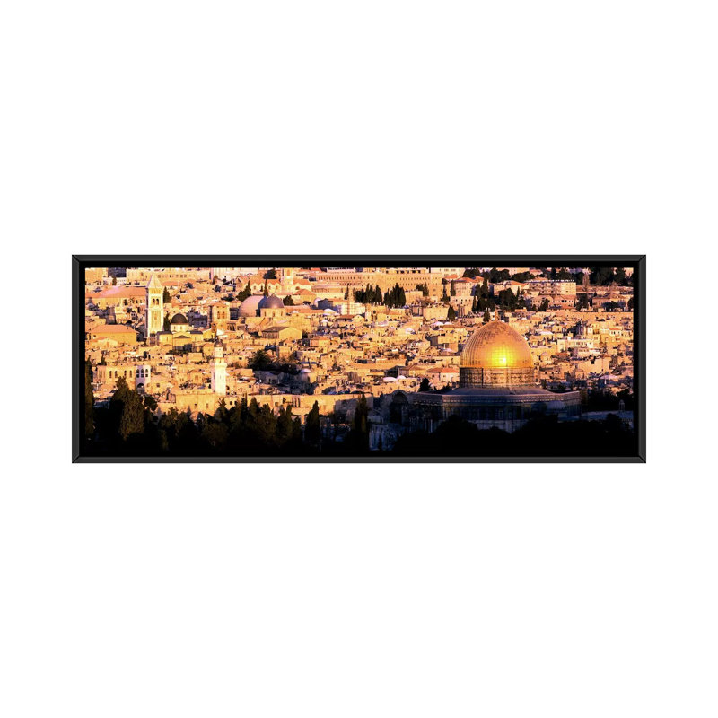 Reproduction de photo sur toile, H 12 po x l 36 po x P 1,5 po, Toile avec cadre noir