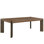 Modern Haze 86 To 122 Inch Wide Extendable Walnut Dining Table With Smoked Gold Metal Feet