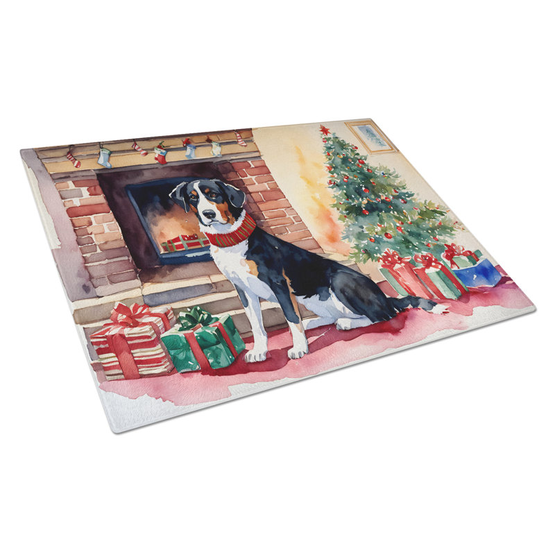 Planche à découper Appenzeller Sennenhund Cozy Christmas