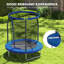 EvoNet 183cm Round Backyard Trampoline with Safety Enclosure