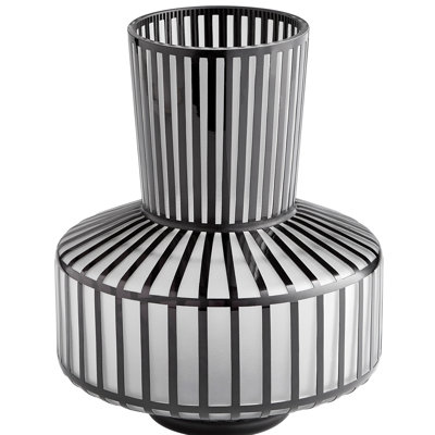 Lined Up Glass Table Vase