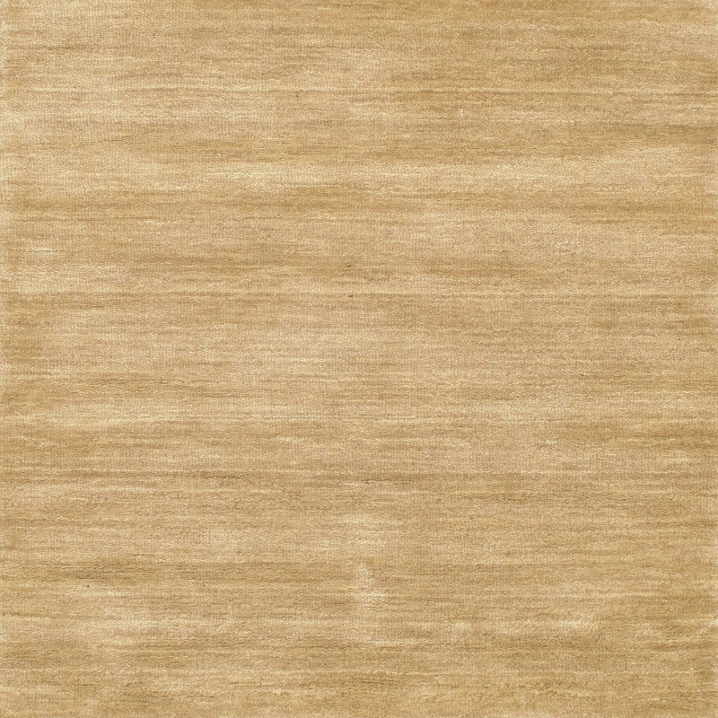 Tapis contemporain brun clair, Carré 7 pi