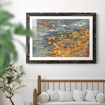 Autumn Creek - Reproduction d'art sur papier encadré
