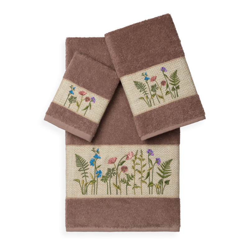 Serenity 3 Piece Towel Set, Latte
