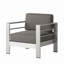 CHAISE CLUB CAPE CORE MP1 AVEC COUSSIN COMPRIMÉ