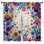 Arrangement floral coloré avec rideaux de fleurs - 2 panneaux