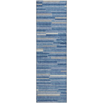 Premium Machine Washable Prisco Sky Rug