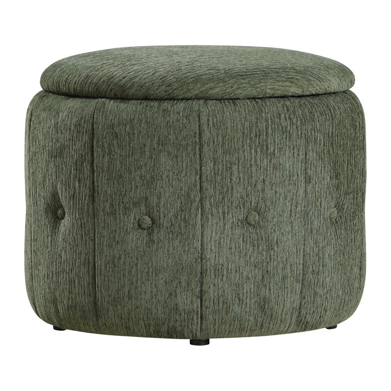 Pedrosa Storage Ottoman, Pine Polyester