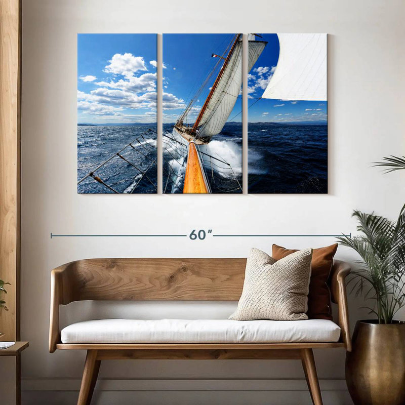 Mehar voilier à Saint Tropez, H 32 po x l 50 po