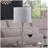 23.5" In Cale Cut-Crystal Modern Table Lamp