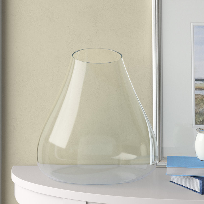 Feronia 12.25'' Handmade Glass Table Vase