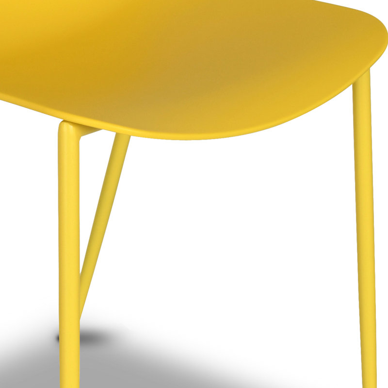 Chaise de salle à manger Isla, Jaune soleil levant