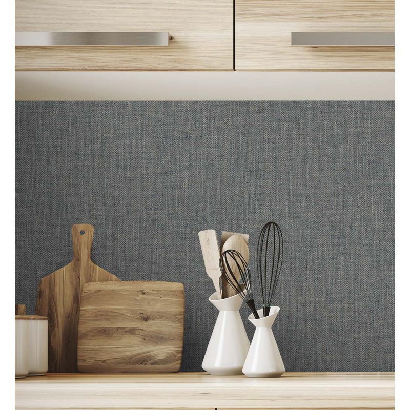 Tedlar Vinyl Wallpaper Roll, Indigo