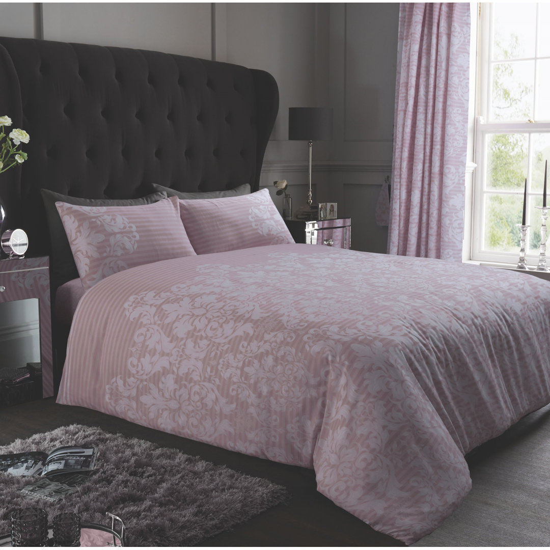 Pinkston 180 TC Percale Duvet Cover Set