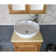 Slimline Compact 515mm Free-standing Cloakroom Vanity Unit-2062904571