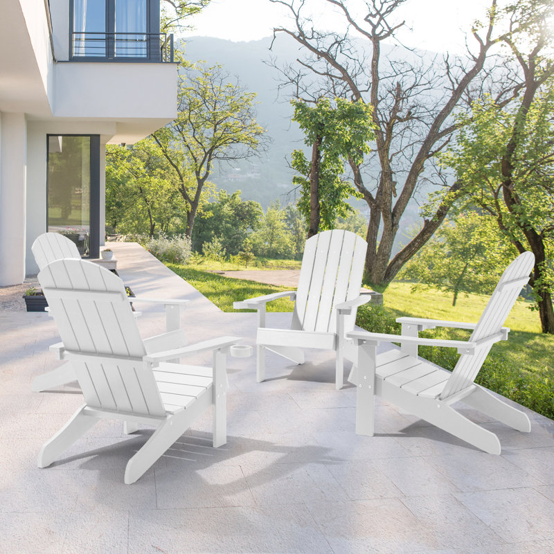 Kona Outdoor Adirondack Chair, White