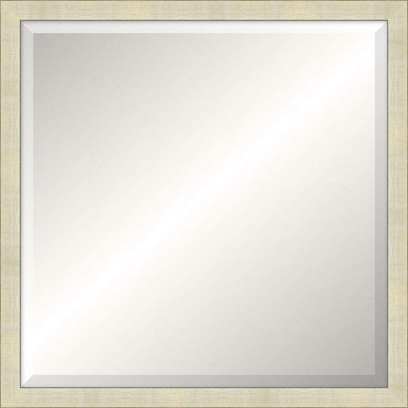 Miroir de plancher en bois massif Jackstone, Carrée, 24,25 po x 24,25 po