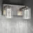Brushed Nickel Vanity Light (5-Light, 32-Inch)Mirror with Clear Glass Shade-2003178274-1992280587