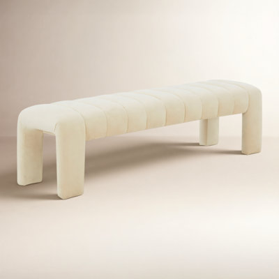 Gliese 63" Velvet Bedroom Bench