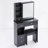 29.2" Small Space Left Drawer Desktop Vanity Table With Cushioned Stool,Multi-Layer High Capacity Storage,Practical Fashionable Dresser-253022574