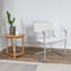 Fauteuil d'appoint en cuir Momei Saddle-212182322