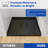 36 in. L X 36 in. W Black Alcove Square Acrylic Bathroom Shower Pan Base in White with Center Drain Hole