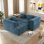 Canapé modulaire rembourré 2 pièces avec coussins, aucun assemblage requis-1571106215