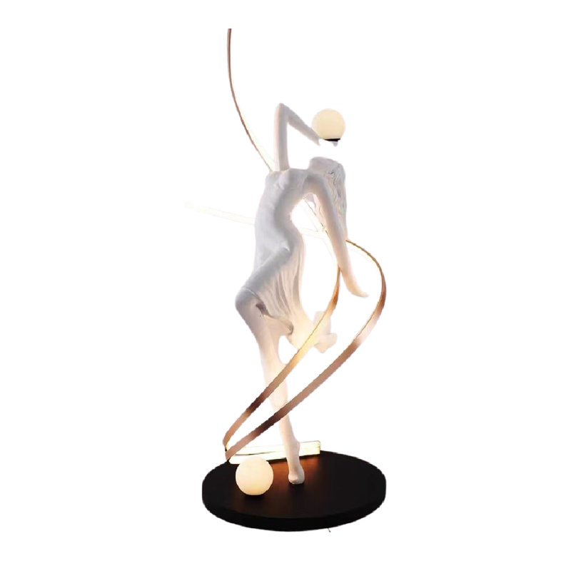 Lampe de table en résine blanche 22 po Brevon