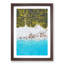 Palm Trees by the Beach in the Maldives - Picture Frame Painting Print-55578290-55578295