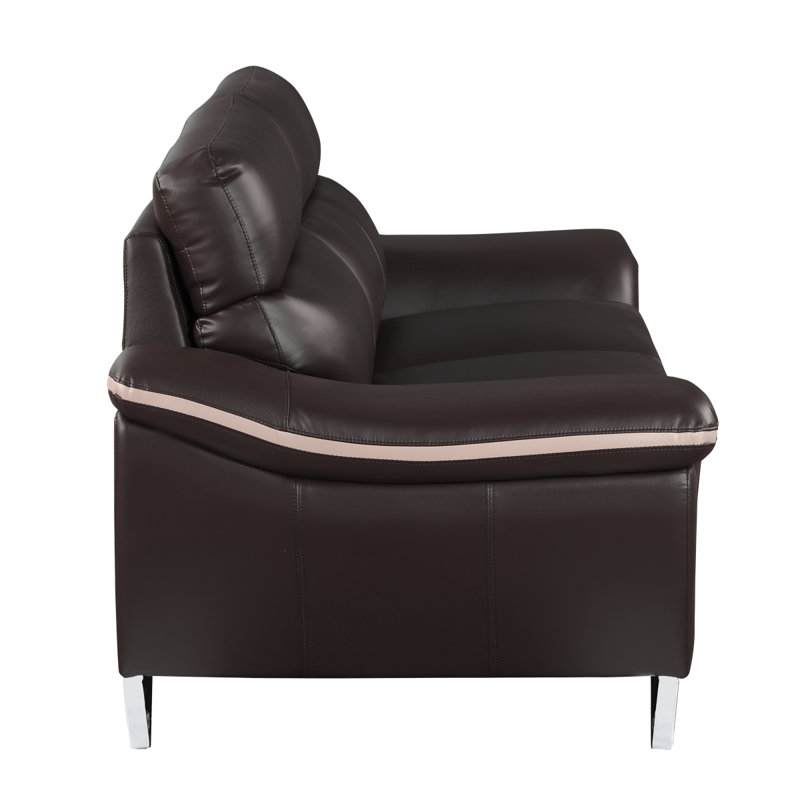 Chaise en cuir véritable, Brown