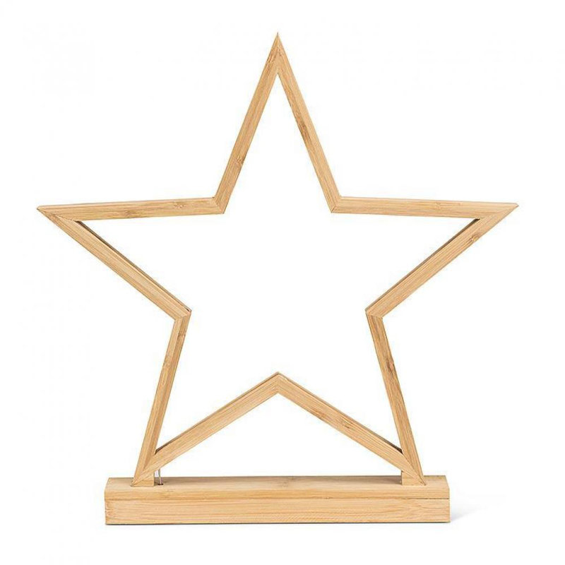 Décoration moderne en forme d'étoile à DEL, H 16 po x l 15,5 po x P 2 po