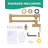 Wall Mounted Pot Filler With Double Handle In Brushed Gold-125347138