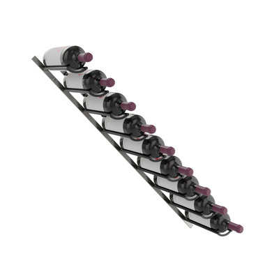 9 Bottle Wall Mounted Wine Bottle Rack