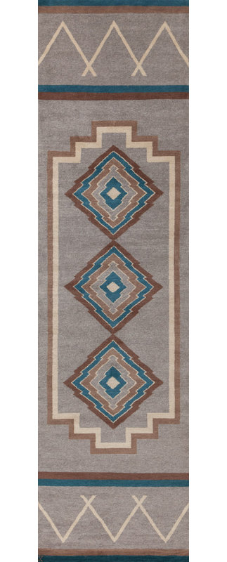 Mesa Wool Southwestern Area Rug, Runner 3' x 7'