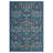 Floral Machine Washable Rug with Rubber Backing for Living Room Durable Vintage Floor Carpet Easy-Cleaning Rug-399193686-399193693