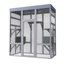 Catio d'extérieur en bois pour chats, grande enceinte pour chat avec toit imperméable, 2 maisons pour faire la sieste, plateformes et fil galvanisé - Cage pour animaux pour cour ou patio-1434744994