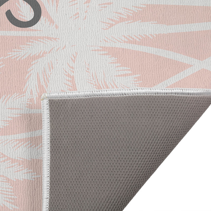 Paillasson Palm Surf Shack, Rose, L 17 po x L 24 po