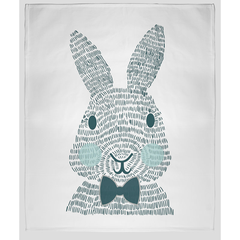  Couverture polaire monochrome, 30 po x 40 po, Vert foncé