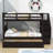 Dkwon Kids Twin Over Twin Bunk Bed with Drawers-1304280889