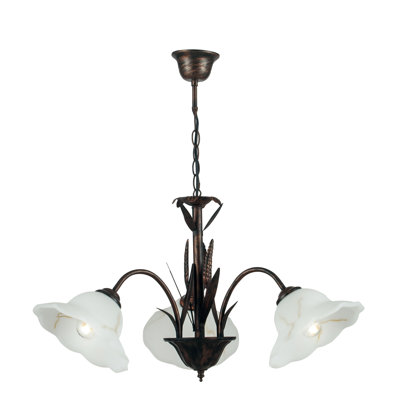 Dominy 3 - Light Shaded Chandelier