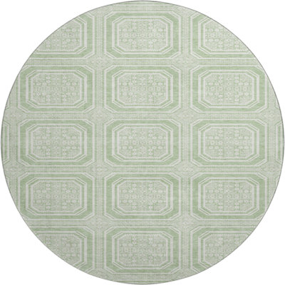 Premium Machine Washable Elize AMF1451 Geometric Rug