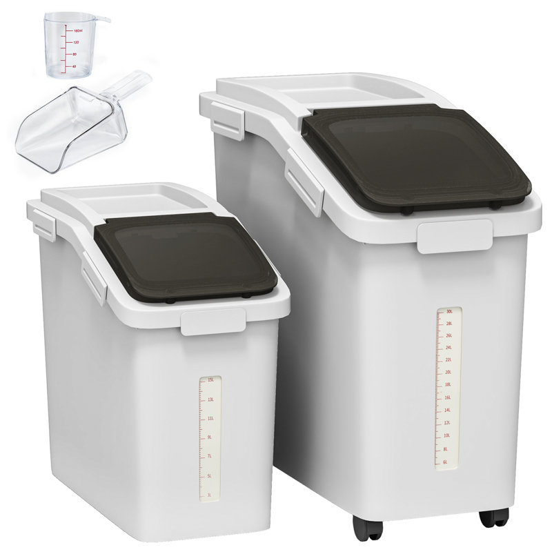 Bacs de rangement pour gros ingrédients Balconera 65L / 117Lbs Commercial 11,4 + 5,8 Gal