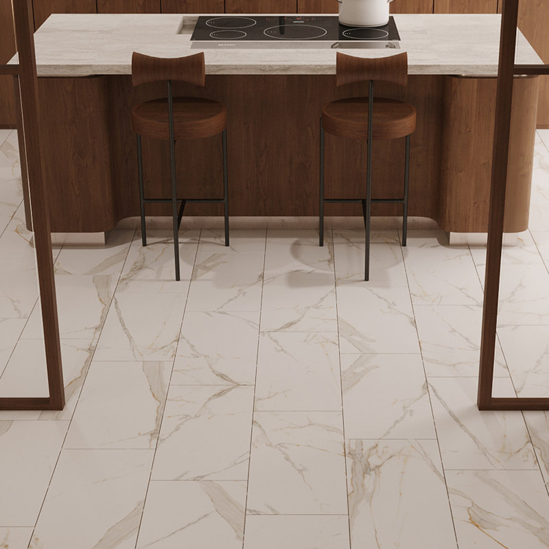 Kaia 12-in. x 24-in. Stone Look Matte Porcelain Wall & Floor Tile, Steorra