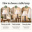 Lampe de table 22 "H