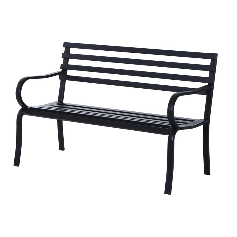 Aalexus Metal Outdoor Bench