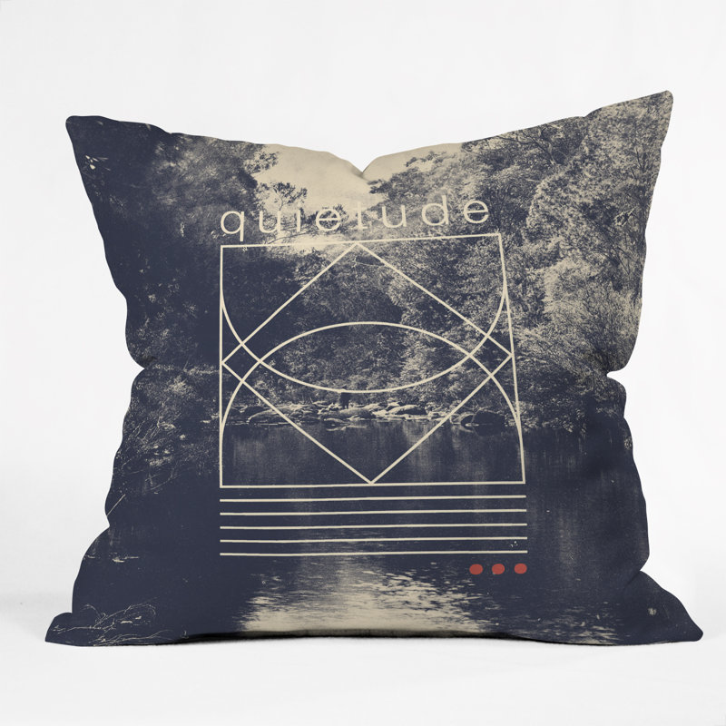 Coussin décoratif intérieur/extérieur florent bodart quietude, 18 po x 18 po