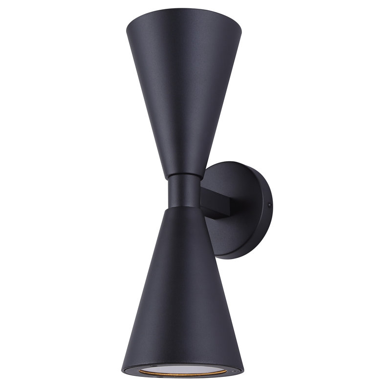 1 Light Outdoor Lantern, Black Finish