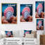 «Pink Seashell Symphony», reproduction d'art sur toile-1181261521-1181261526